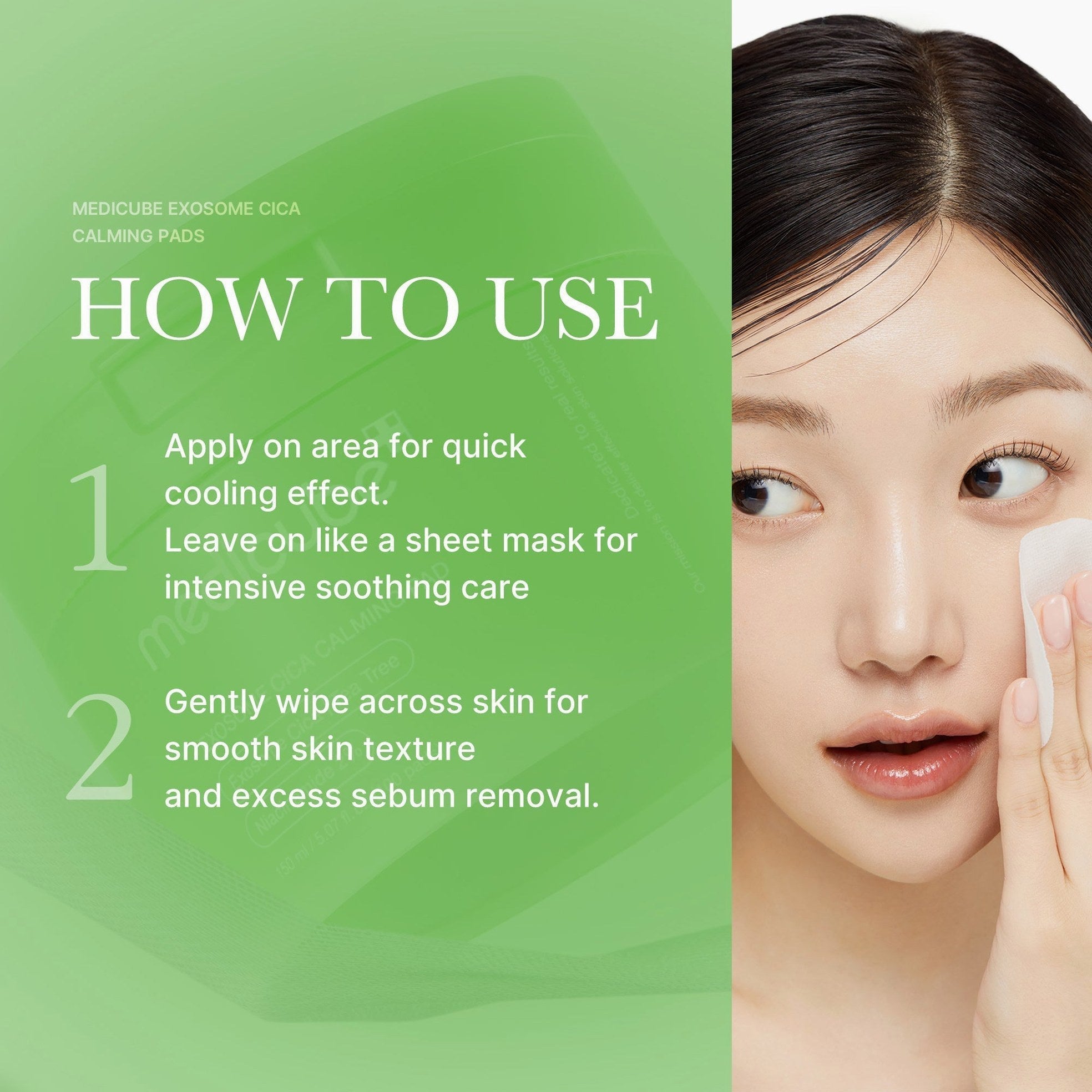 Exosome Cica Calming Toner Pads