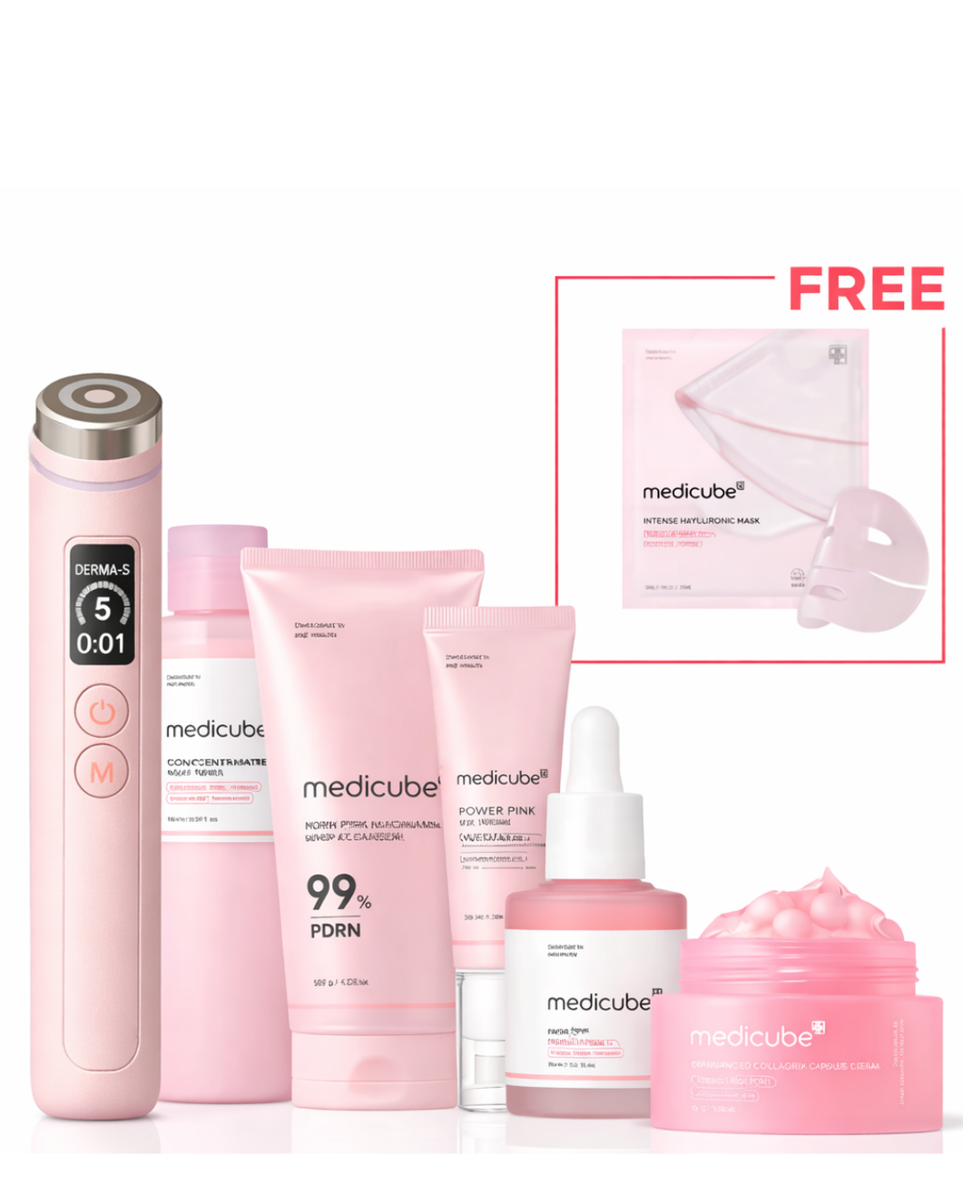 PDRN Pink Glow Home Aesthetic Full Set