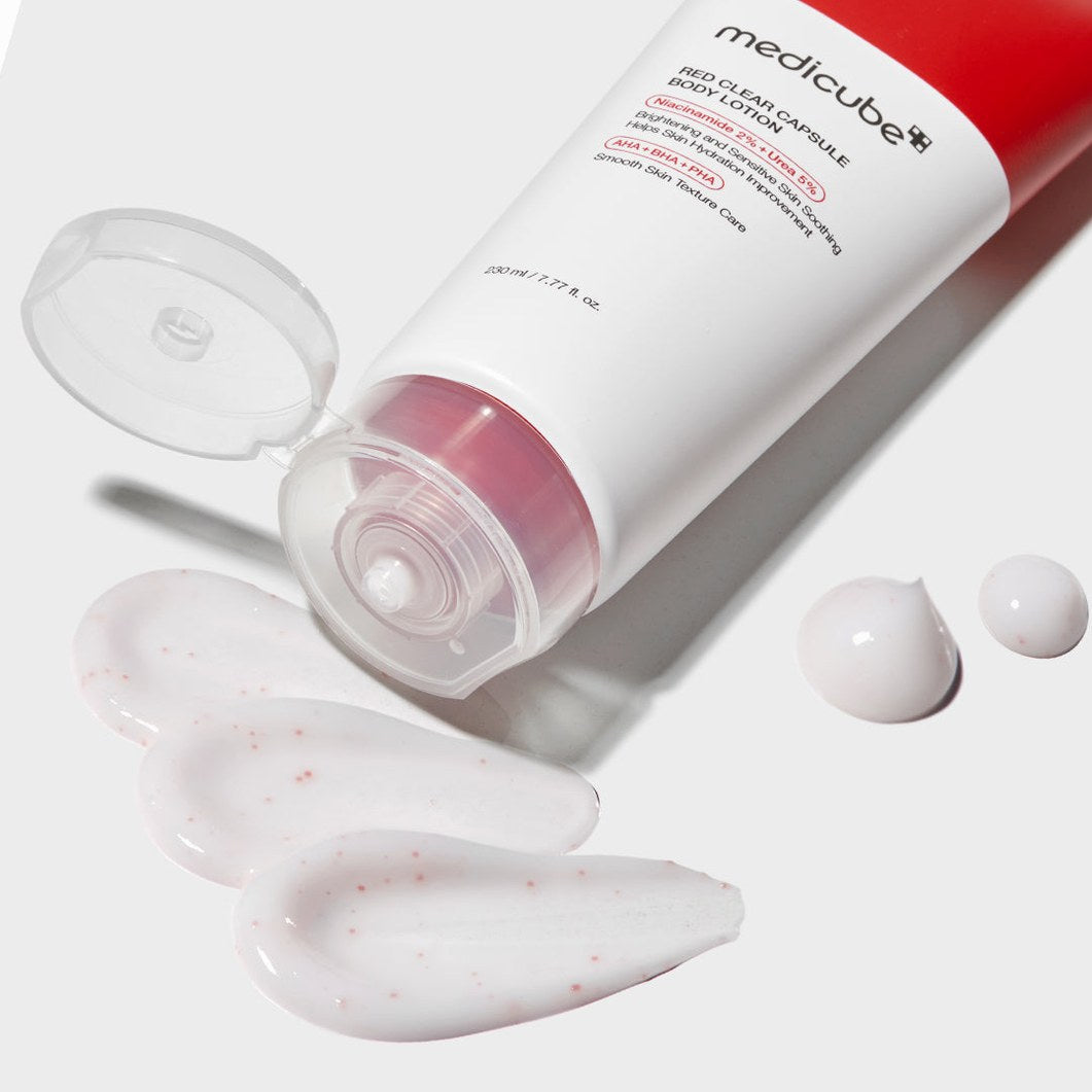 Red Clear Capsule Body Lotion
